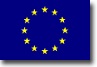 Flagge der Europäischen Union und zukünftige Flagge der Vereinigten Staaten von Europa.